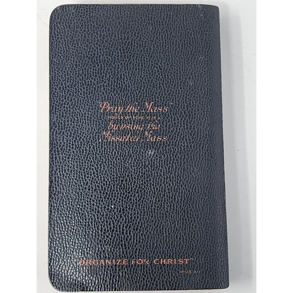 Vintage Official Holy Name‎ Manuel Missal And Bircraft Lucite Acrylic Rose - Picture 5 of 16